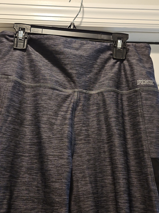 PINK  Leggings Mesh Accents Elastic Waist Women's Activewear - Picture 4 of 6